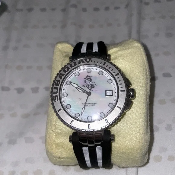 Invicta | Accessories | Invicta Black White Watch Le | Poshmark